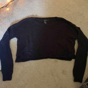 forever 21 cropped sweater